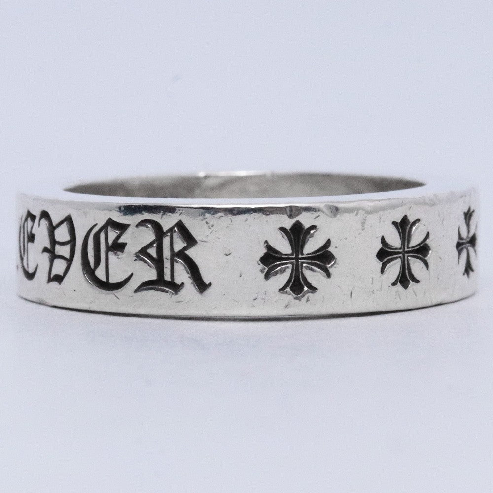 CHROME HEARTS 6mm SPACER FOREVER Ring Silver Size JP 23