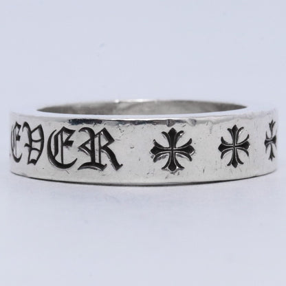 CHROME HEARTS 6mm SPACER FOREVER Ring Silver Size JP 23