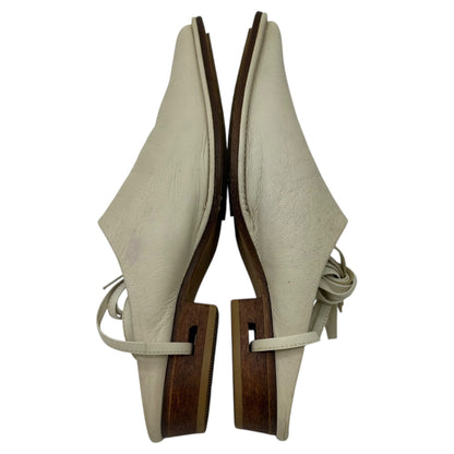 Y's Western Lace-Up Leather Mules Sandals Size 2