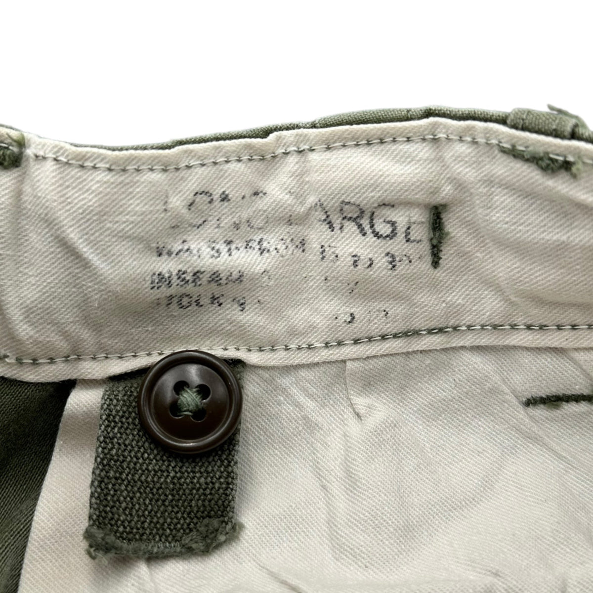 US ARMY 50s M-51 Field Cargo Pants Olive Size LONG-LARGE