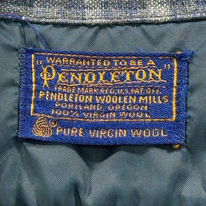 s Board Shirt x PENDLETON 70s Vintage Board Open Shirt Blue/Green