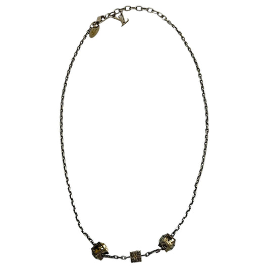 LOUIS VUITTON LV Collier Gamble Cube Necklace