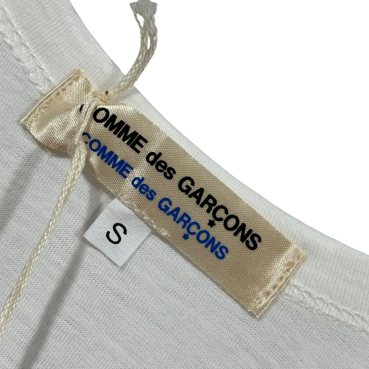 COMME des GARCONS COMME des GARCONS White Logo Tee Size S
