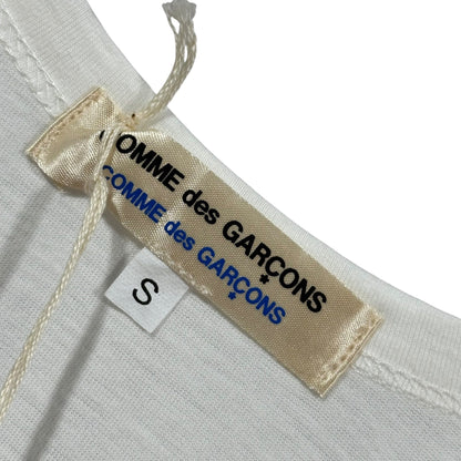 COMME des GARCONS COMME des GARCONS White Logo Tee Size S