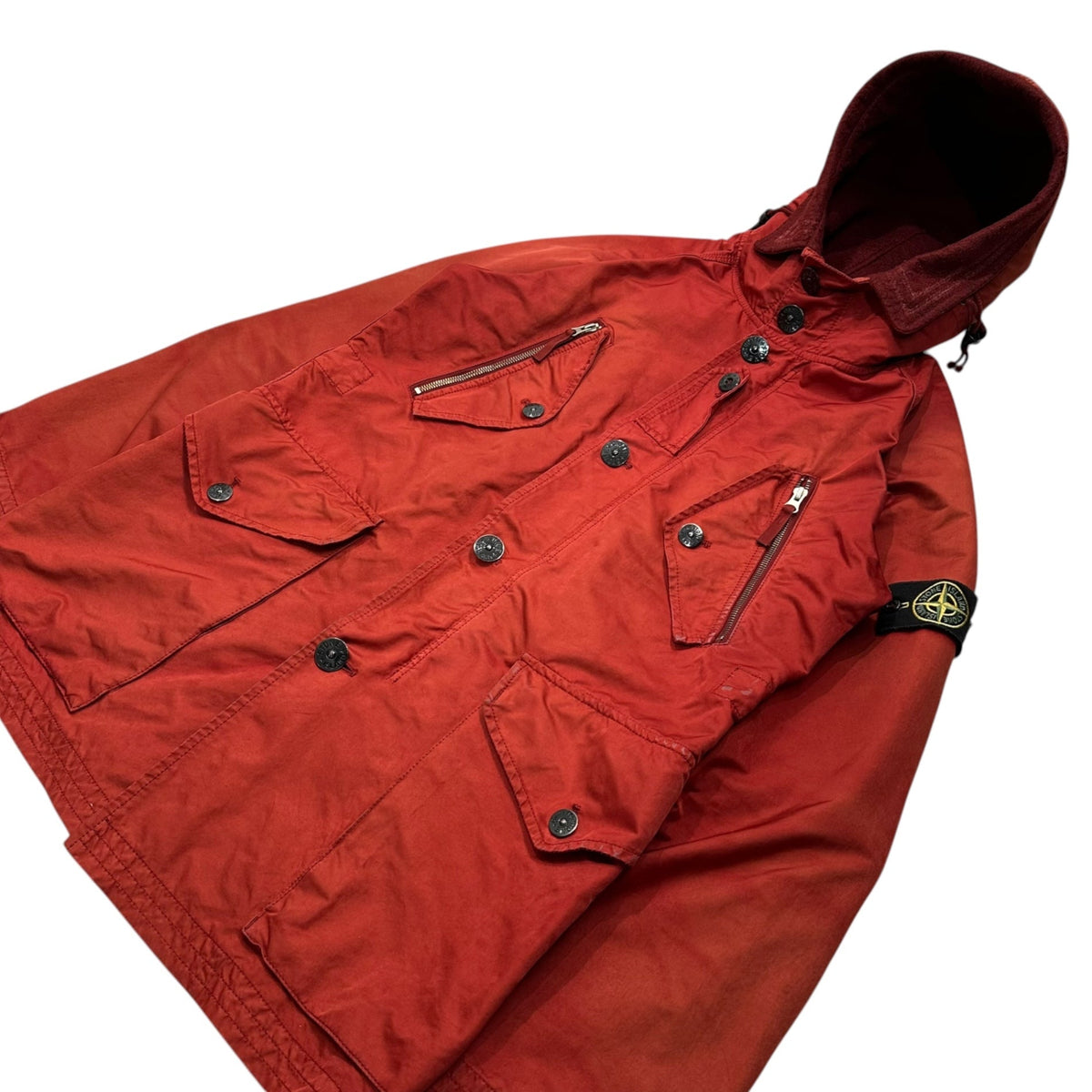 STONE ISLAND 09AW DAVID-TC Field Parka Red Jacket
