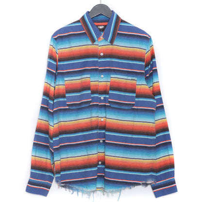 AMIRI Rainbow Border Long Sleeve Shirt Multi Size M