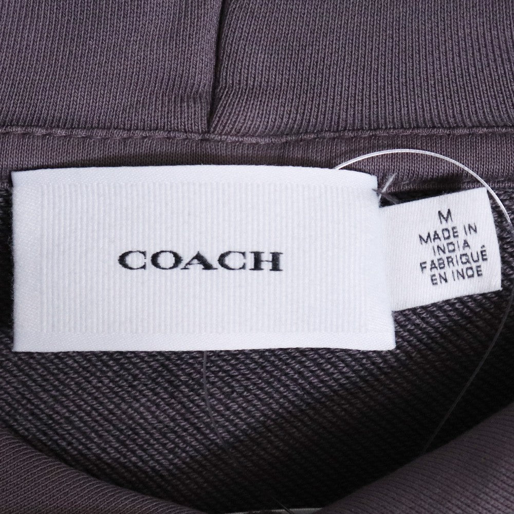 Coach Dice Relaxed Hoodie Gray Size M