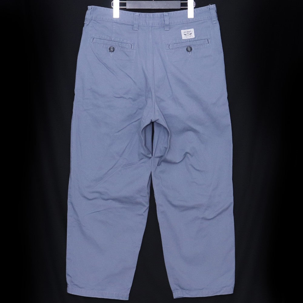 Descendant DC-3 Twill Pleated Trousers Gray Size 3