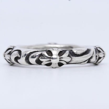 CHROME HEARTS SBT BAND SBT Band Ring Silver Size ONE SIZE