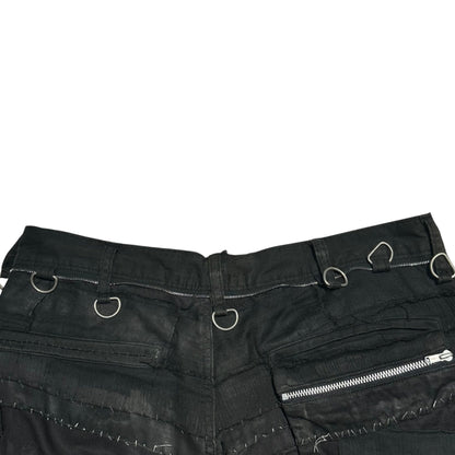 UNDERCOVERISM 03SS SCAB Crust Patchwork Pants Black Size M