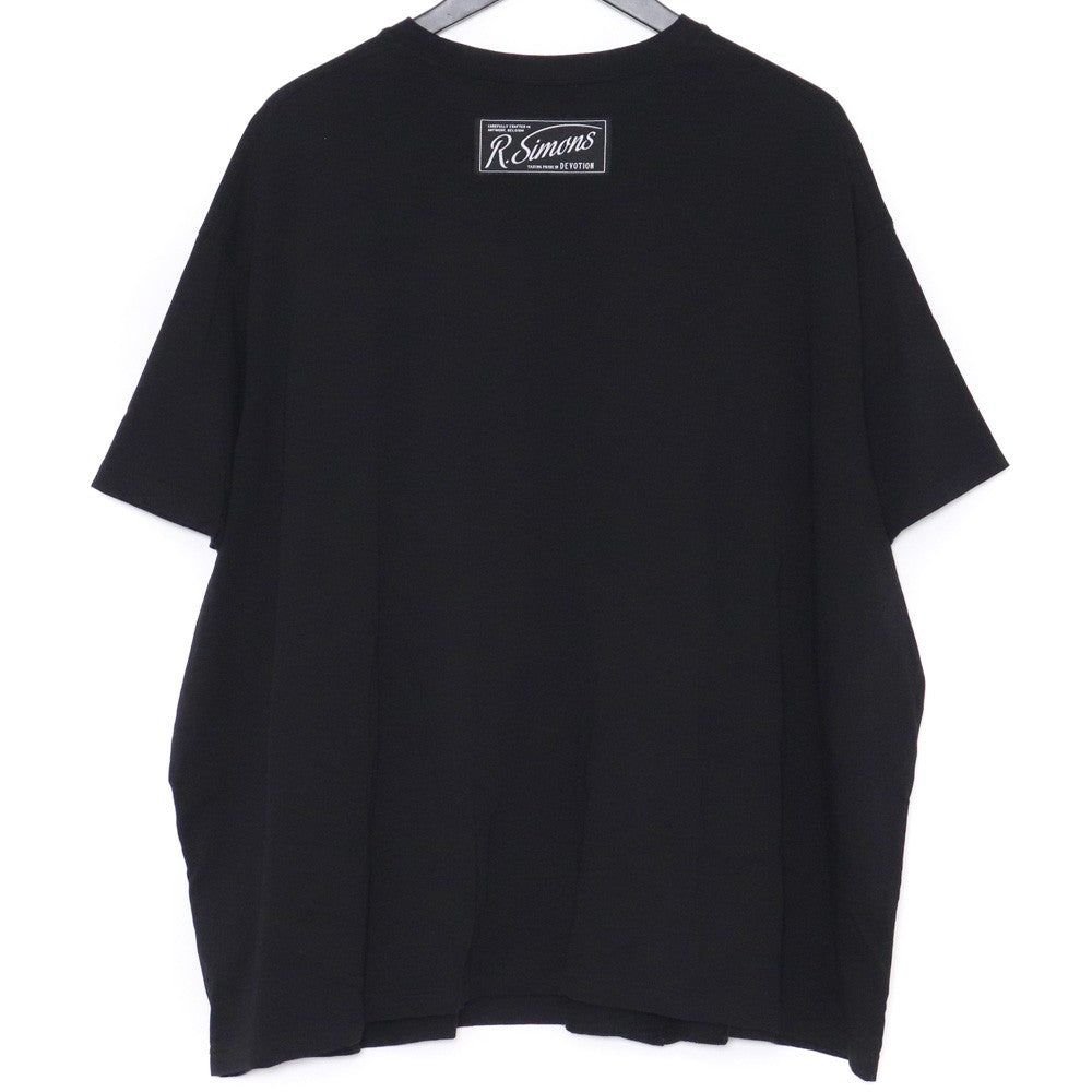 RAF SIMONS Oversized Pocket Holes T-Shirt Black Size XS