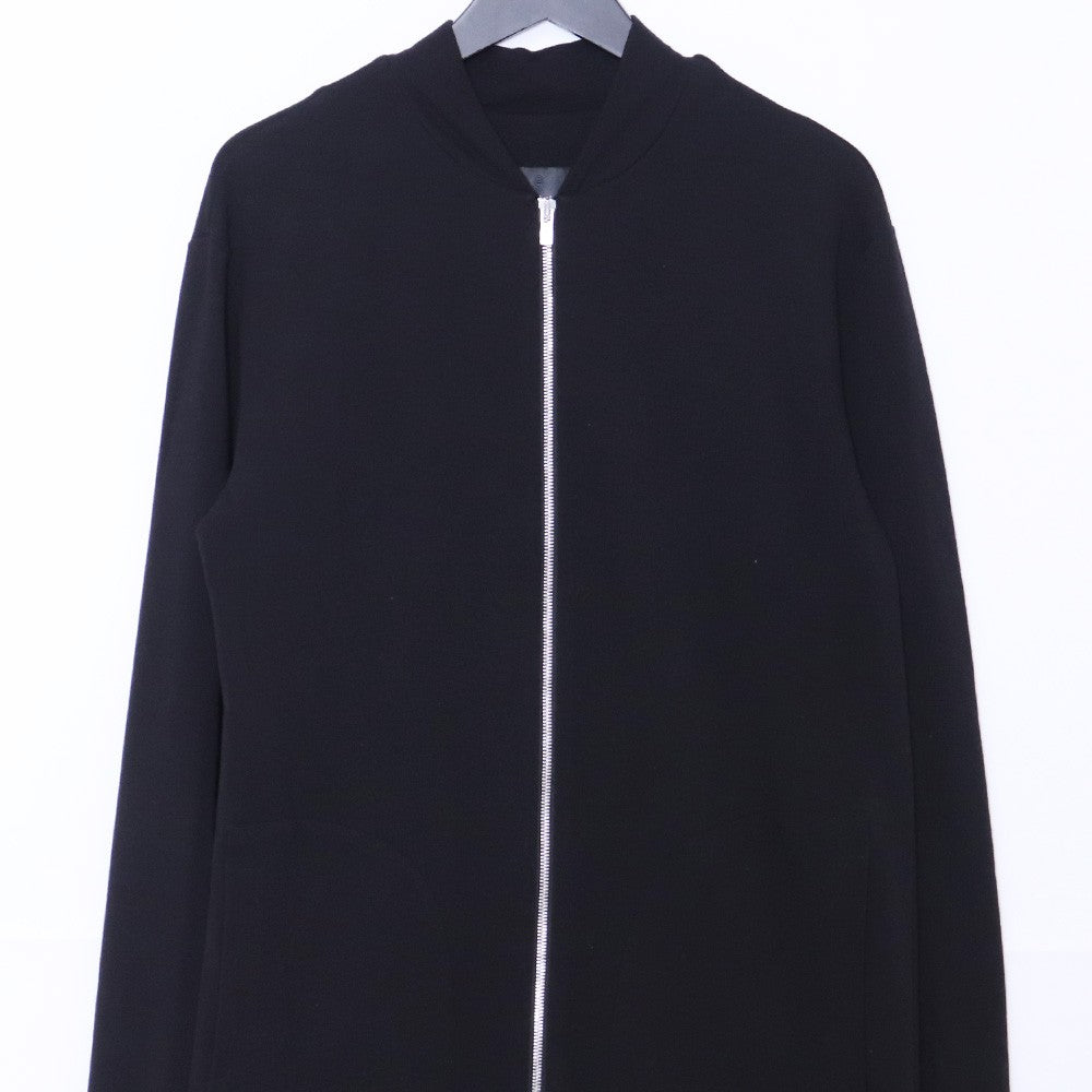 THAMANYAH Longline Sweat Blouson Jacket Black Size 44