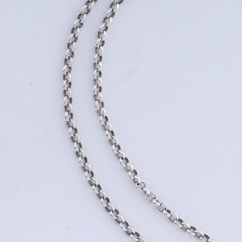 CHROME HEARTS 18inch Roll Silver Necklace Size ONE SIZE