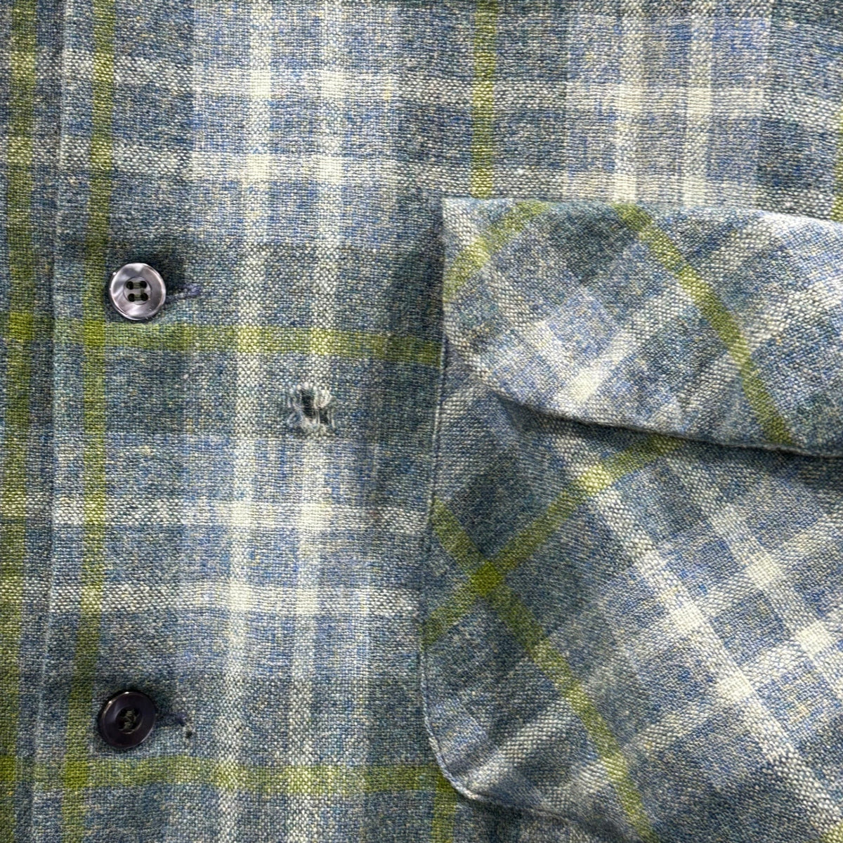s Board Shirt x PENDLETON 70s Vintage Board Open Shirt Blue/Green