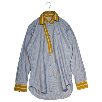 Vivienne Westwood MAN 19AW 2WAY Color Stripe Shirt Size 46