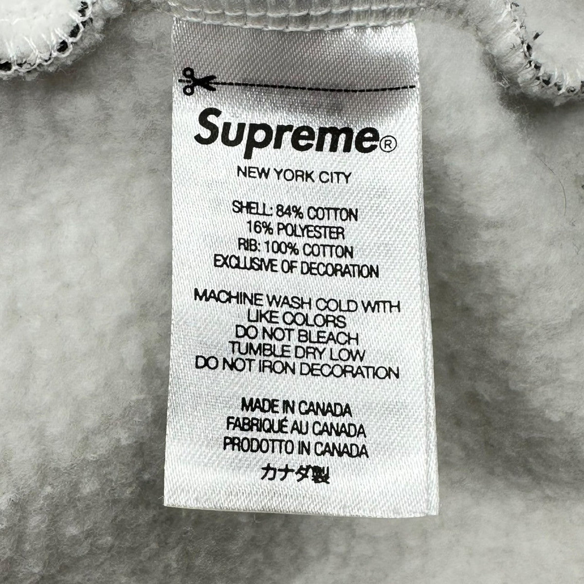 AW Box Logo Crewneck x SUPREME 22AW Zebra Box Logo Crewneck Sweatshirt Size M