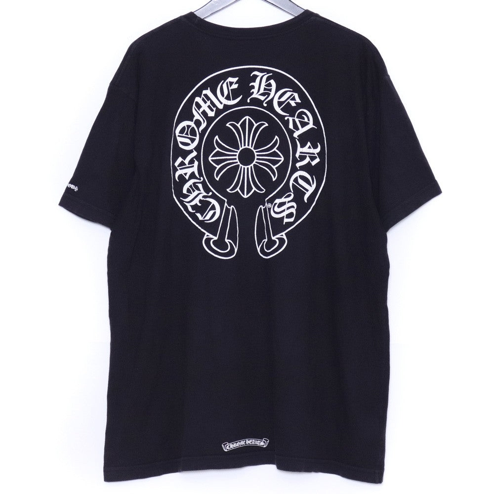 Chrome Hearts Horseshoe Pocket T-Shirt Black Size XL