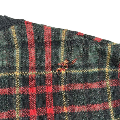 UNDERCOVERISM 02AW Witch's Cell Tartan Knit Size M