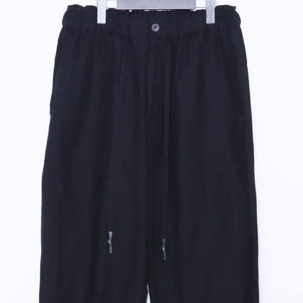 NUDE MASAHIKO MARUYAMA 25SS Easy Pants Black Size 2
