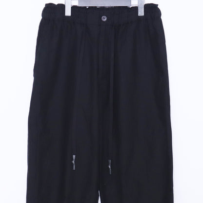 NUDE MASAHIKO MARUYAMA 25SS Easy Pants Black Size 2