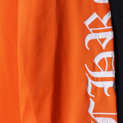 CHROME HEARTS Side CH Logo Rash Guard Orange Size M