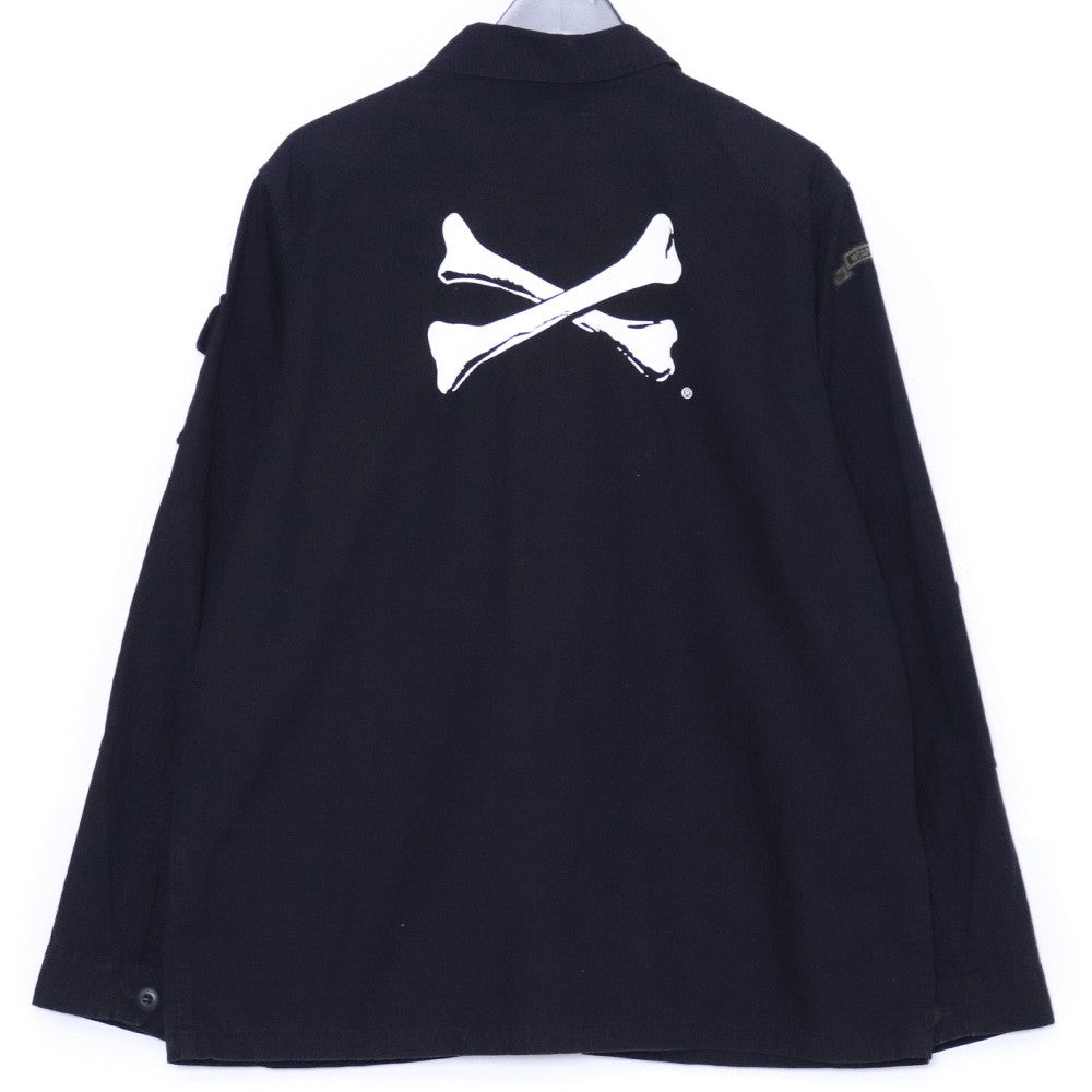 WTAPS Initial MILSPEC Cross Bone Jacket Black Size XL