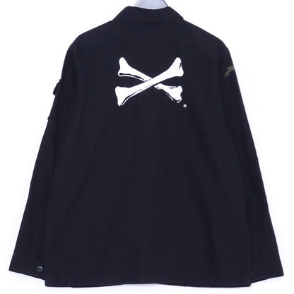 WTAPS Initial MILSPEC Cross Bone Jacket Black Size XL