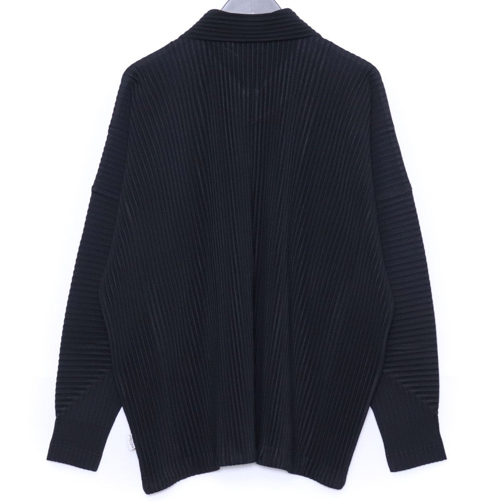 HOMME PLISSE ISSEY MIYAKE 25SS Pleated Jacket Black Size 3