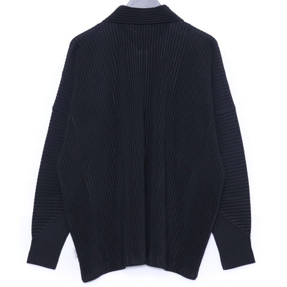 HOMME PLISSE ISSEY MIYAKE 25SS Pleated Jacket Black Size 3