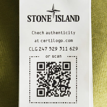 STONE ISLAND Garment Dyed Crinkle Reps Jacket Green Size M
