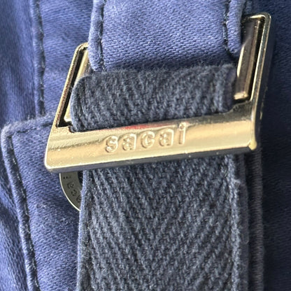 sacai 24SS Moleskin Shorts Navy Size 4