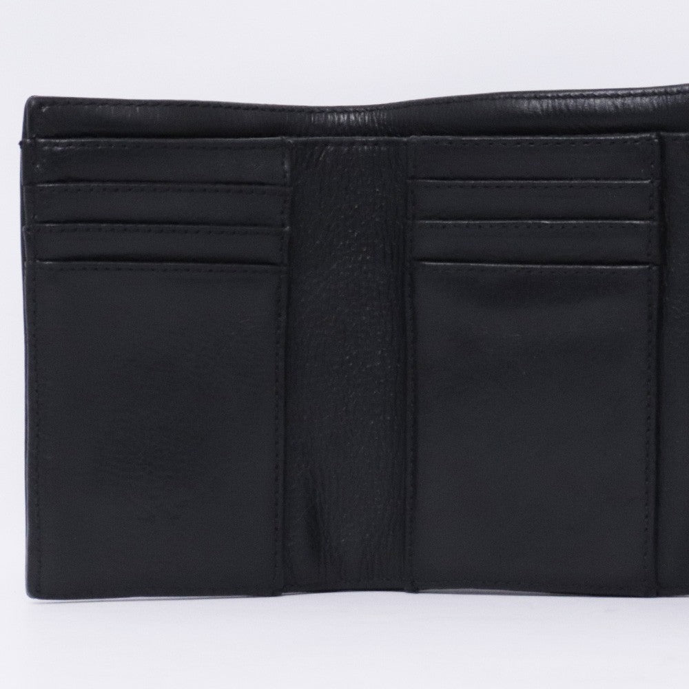 CHROME HEARTS MINI Wave Cross Button Wallet Size ONE SIZE
