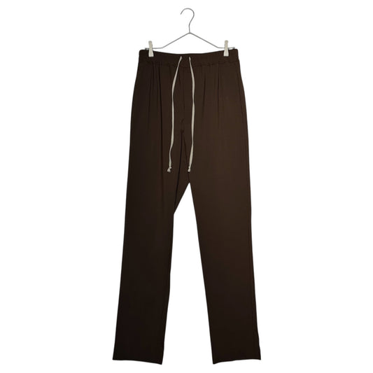 Rick Owens 23AW Drawstring Wool Long Pants Brown Size 46