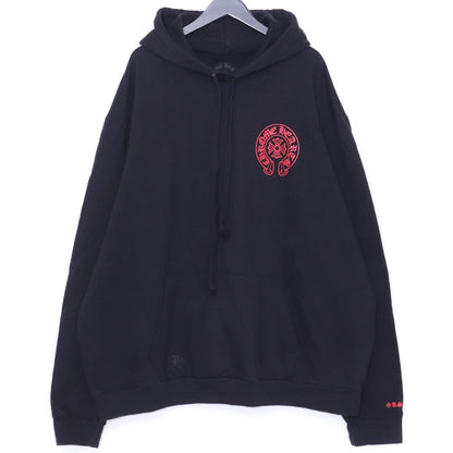 CHROME HEARTS Online Exclusive Hoodie Black/Red Size XXL