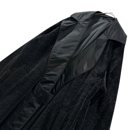 TOGA VIRILIS 22AW Fake Fur Coat Black Size 46