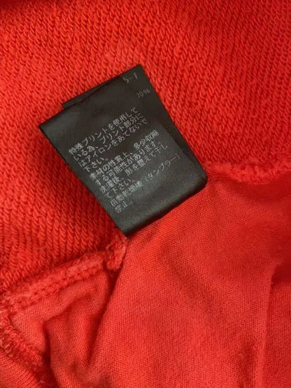 Vintage Undercover Tops - UNDERCOVER Cropped Sweatshirt Red Cotton F - Authentic Archive
