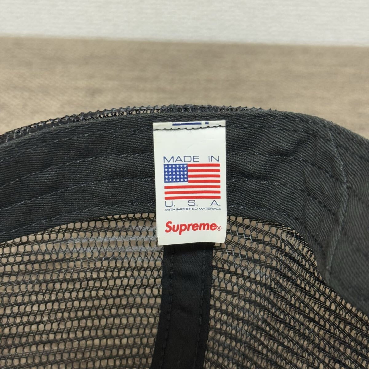 Supreme - Supreme 23aw Pin Up Mesh Back 5-Panel Cap Black One Size