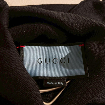 Vintage Gucci Tops - GUCCI Knit King's Snake Wool Black Size S - Authentic Archive