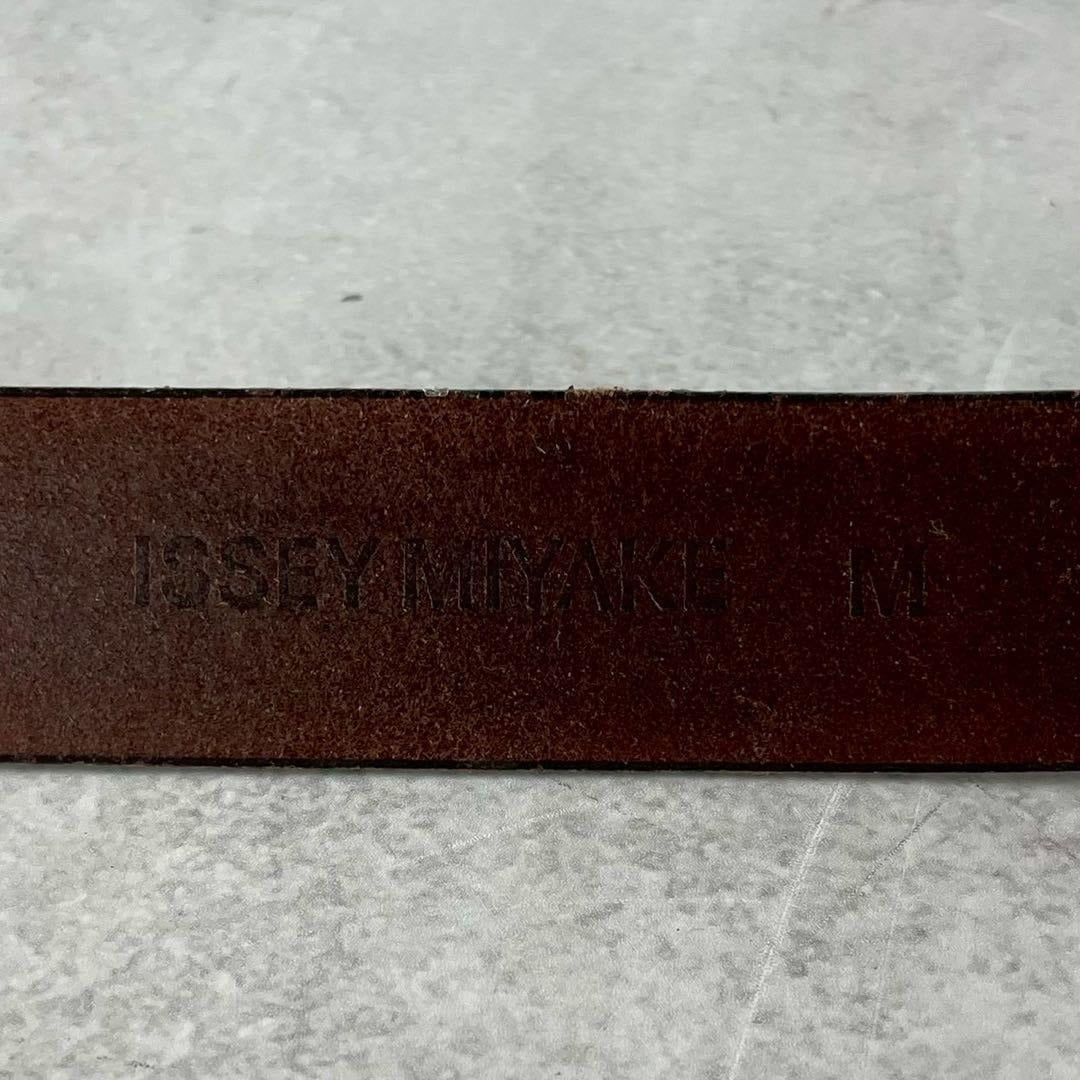 Issey Miyake - ISSEY MIYAKE Leather Belt Brown Size M