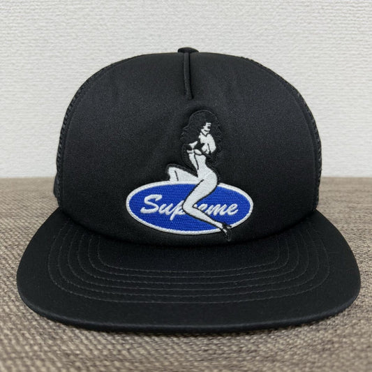 Supreme - Supreme 23aw Pin Up Mesh Back 5-Panel Cap Black One Size