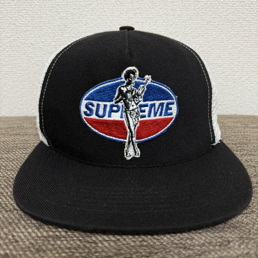 Supreme - Supreme x HYSTERIC GLAMOR 17AW Mesh Back 5-Panel Cap Black