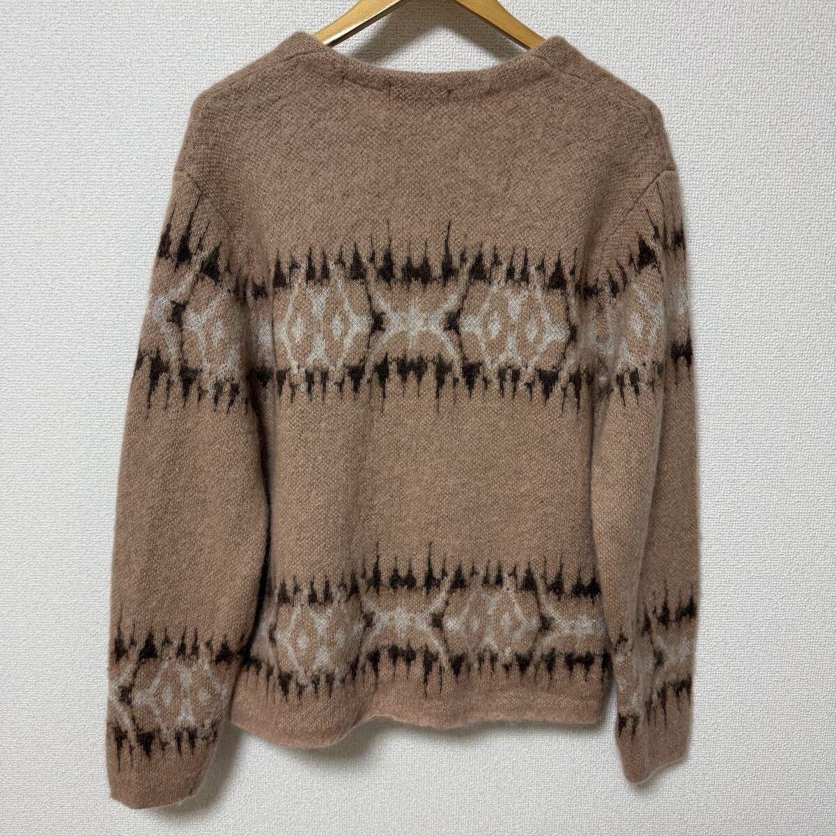 Supreme - Supreme 22aw Abstract Stripe Cardigan Light Brown Size L