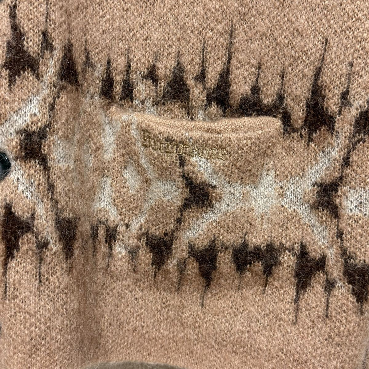 Supreme - Supreme 22aw Abstract Stripe Cardigan Light Brown Size L