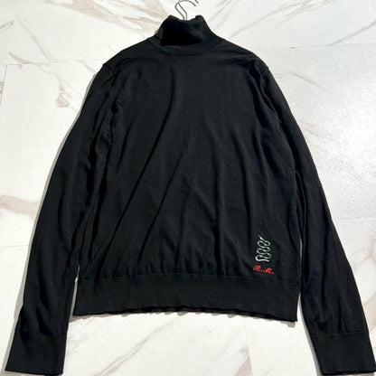 Vintage Gucci Tops - GUCCI Knit King's Snake Wool Black Size S - Authentic Archive