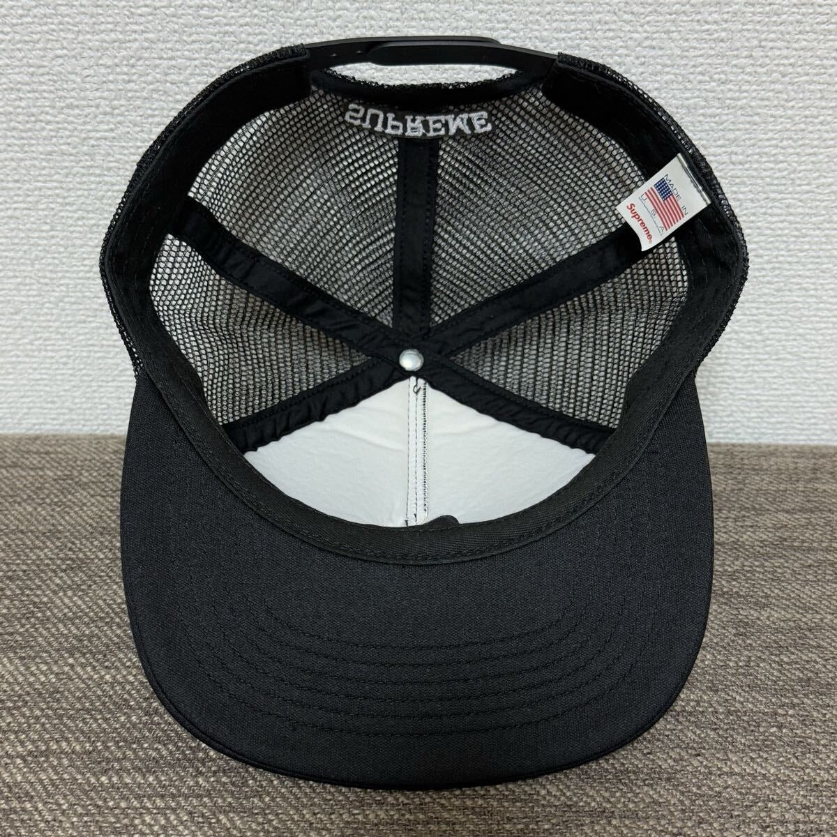 Supreme - Supreme 23aw Pin Up Mesh Back 5-Panel Cap Black One Size