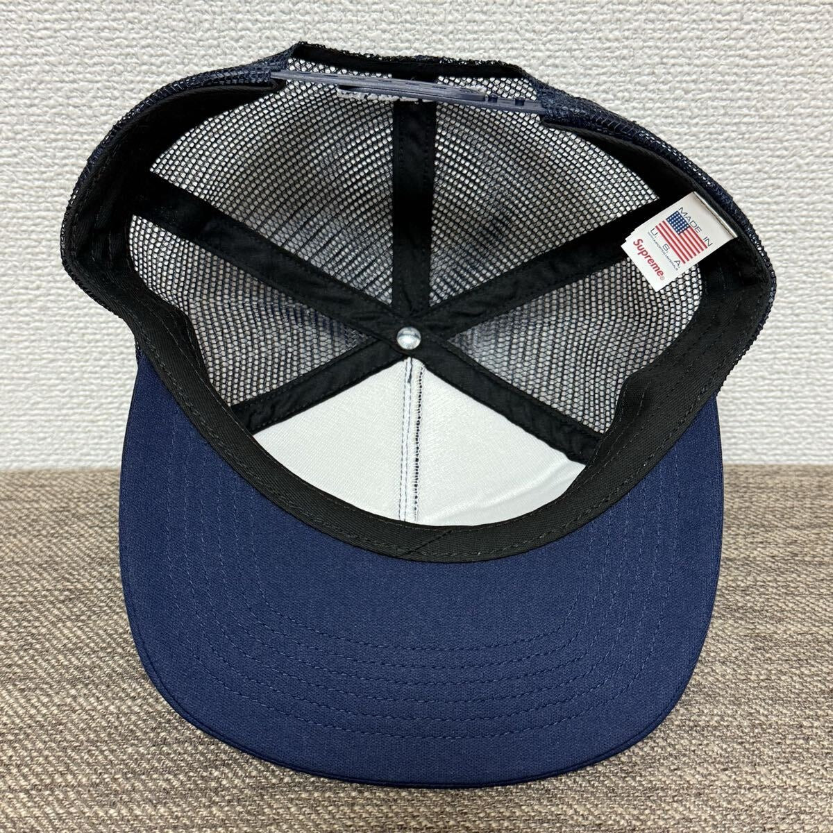 Supreme - Supreme 24AW Authorized Mesh Back 5-Panel Cap Navy Free Size