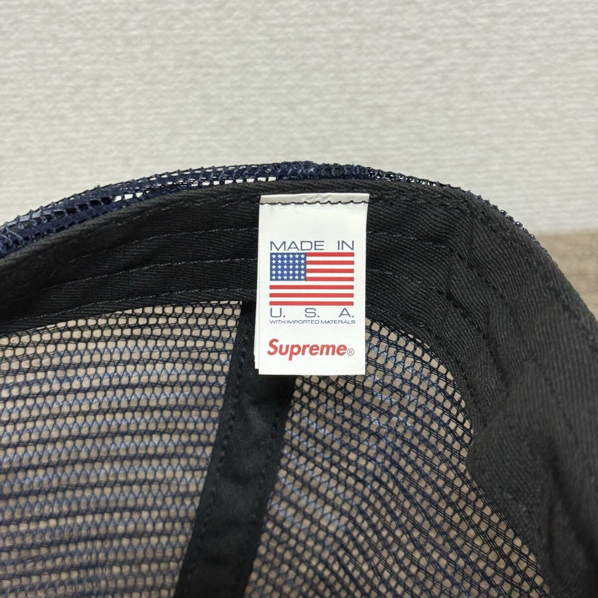 Supreme - Supreme 24AW Authorized Mesh Back 5-Panel Cap Navy Free Size