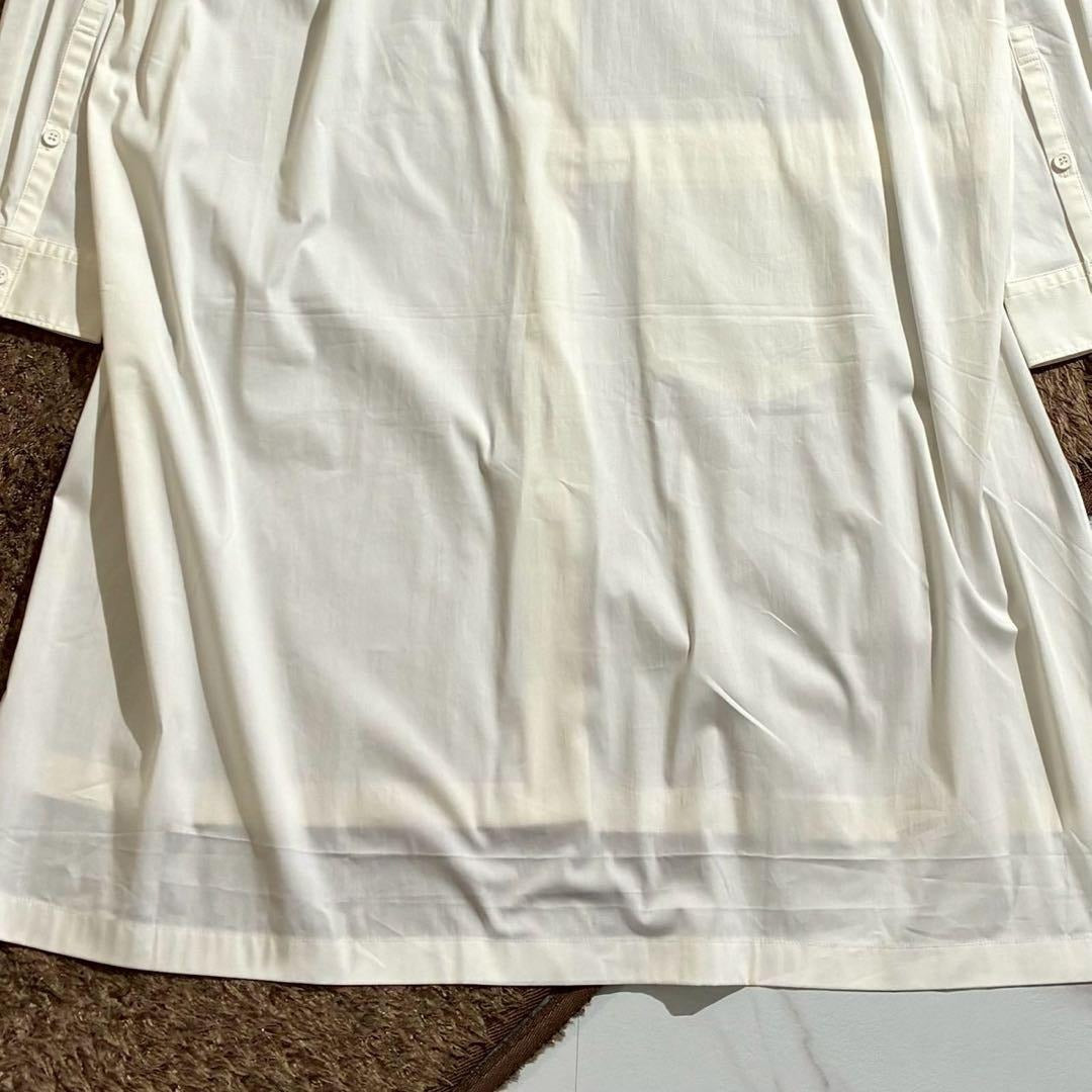 Y-3 - Y-3 20AW Long shirt Asymmetry cotton White Size L