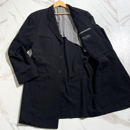 Vintage Comme des Garcons Outwear - COMME des GARCONS HOMME PLUS Tailored Long Jacket Black Size S - Authentic Archive