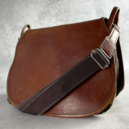 Comme des Garcons - COMME des GARCONS Fishing Bag Tartan Brown